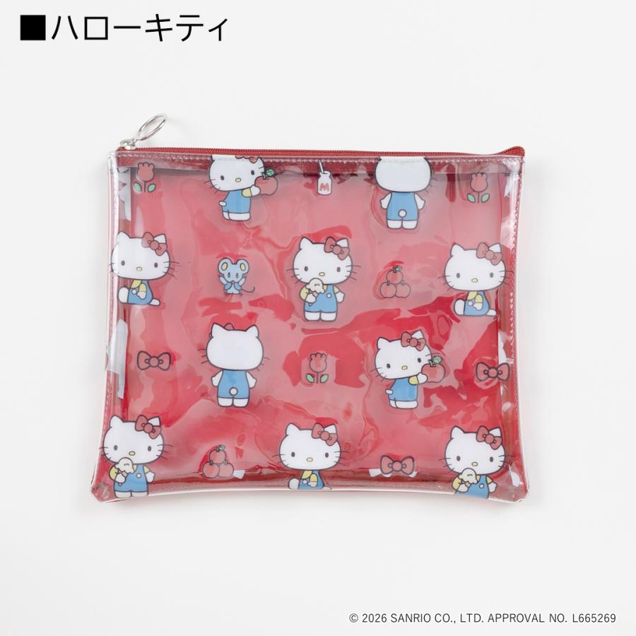 SANRIO CHARACTERS BASIC PVCポーチ サンリオ ビニール ポーチ キティ
