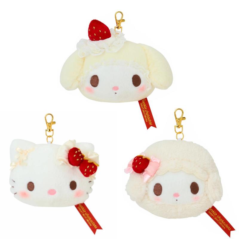 ストロベリーショートケーキ フェイスパスケース サンリオ パスケース