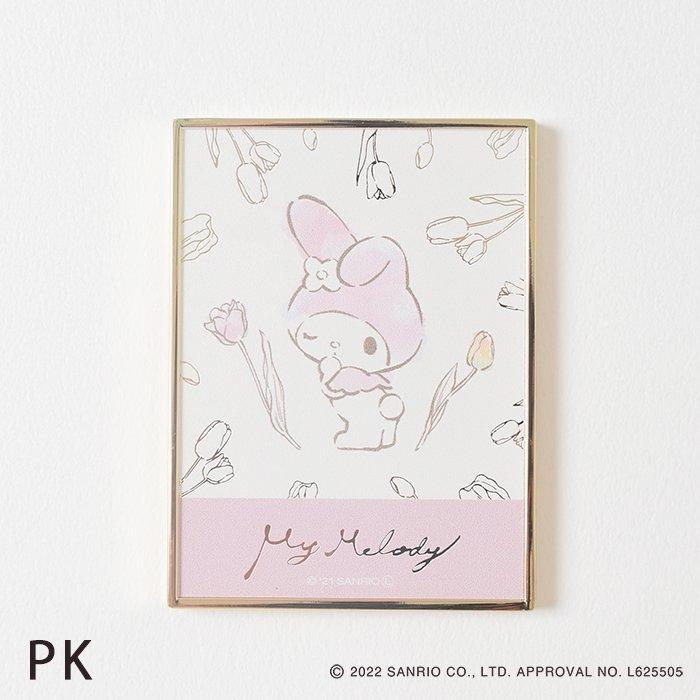 フラワーリング サンリオ水彩 カードミラー サンリオ ミラー 鏡 キティ