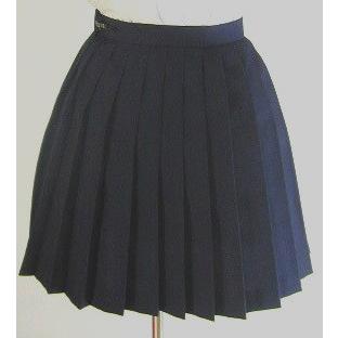 夏紺プリーツスカート スカート丈40cm スクール 学校制服 通学