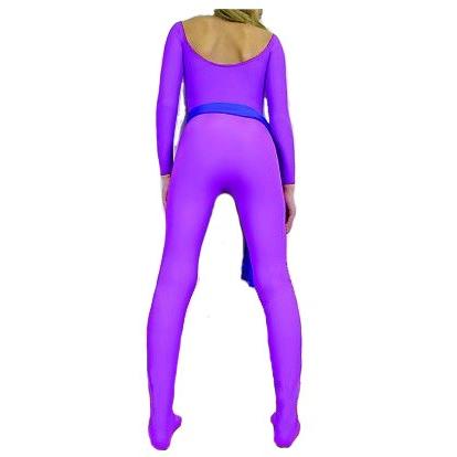 キャッツアイタイプ全身レオタード ウエストひも付き_13