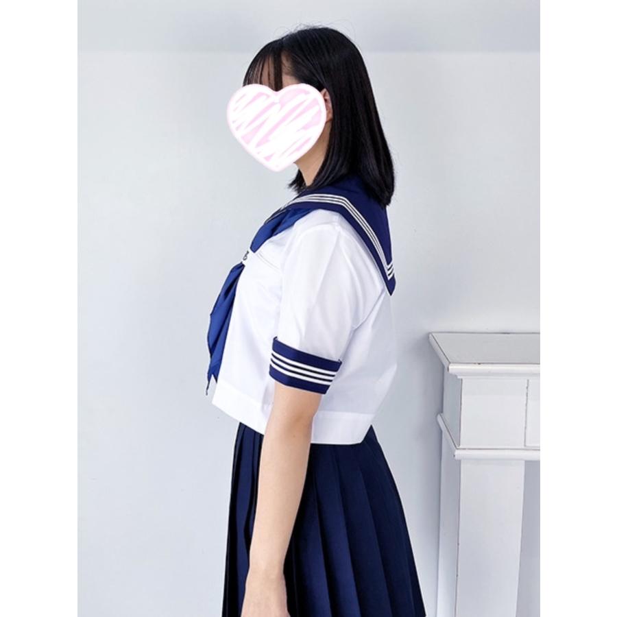 スクールパール 学校販売用 春夏半袖セーラー服◇カブリ・前開 スクールパール 学校販売用 春夏半袖セーラー服◇カブリ・前開