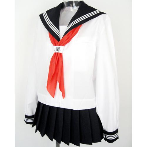 スクールパール 学校販売用 春夏長袖セーラー服(中間服)◇カブリ スクールパール 学校販売用 春夏長袖セーラー服(中間服)◇カブリ