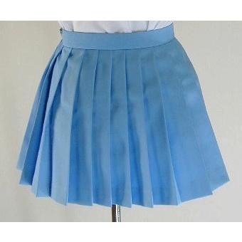 冬水色プリーツスカート、スカート丈30cm スクール 学校制服 通学 