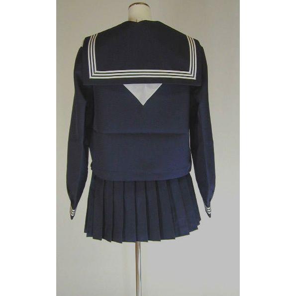 冬紺セーラー服 上下セット (学校制服 学販 スクール オリジナル