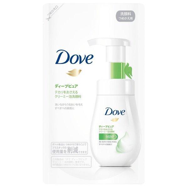 ユニリーバ・ジャパン Dove（ダヴ） ディープピュア クリーミー泡洗顔料[つめかえ用]140ml ＜テカリをおさえる＞ ＜みずみずしいフローラルの香り＞｜digital-wing