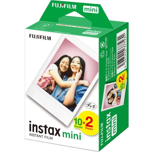 FUJIFILM チェキ用フィルム 2本パック NEW instax mini 2PK(20枚)x30個(600枚) :173833-30