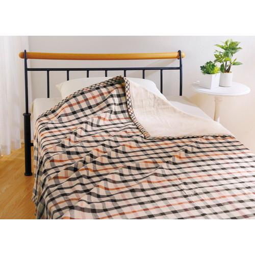 DAKS綿毛布　リバーシブル ダックス リバーシブル綿毛布（毛羽部分） DK530100-3(A3) 送料無料