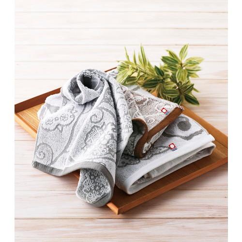 わしょくさらさ 今治産フェイスタオル ブラウン IM1048-806(A4