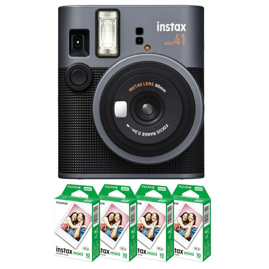 フィルム40枚付)富士フィルム チェキ41 instax mini 41 : トキワ