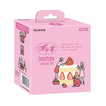 富士フィルム チェキ8プラス ストロベリーinstax mini8+ 純正