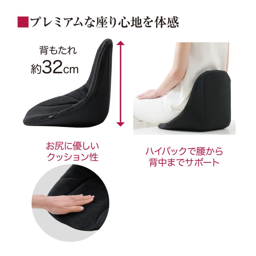 クボ様専用、スタイルスマートブラック、姿勢矯正クッション ブラック2