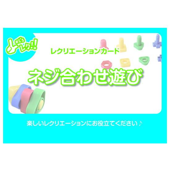 マスセット ネジ合わせ遊び・Letsレク! 60782 介護用品