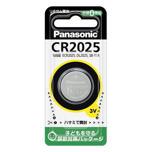 パナソニック Panasonic リチウム電池 コイン形電池 CR2025 (CR2025P