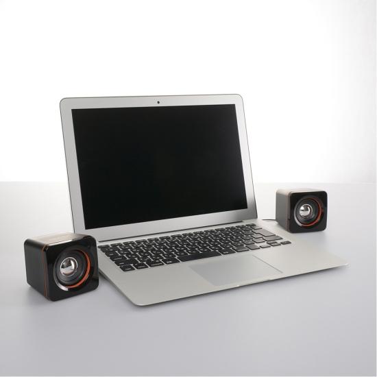 OHM ミニスピーカー ヘッドホン端子につなぐだけ 電源不要 ASP-155N