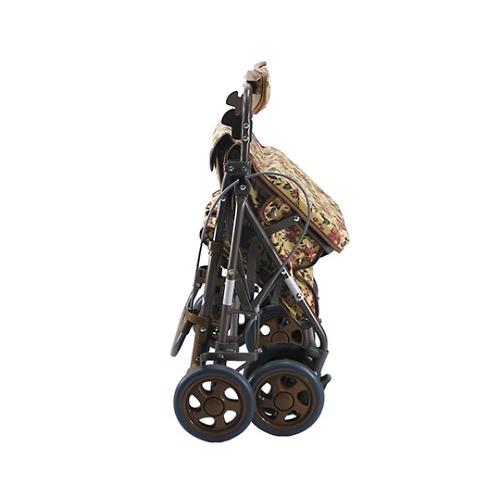 島製作所 シルバーカー アルト 花柄BR 4945528578241 : トキワ 