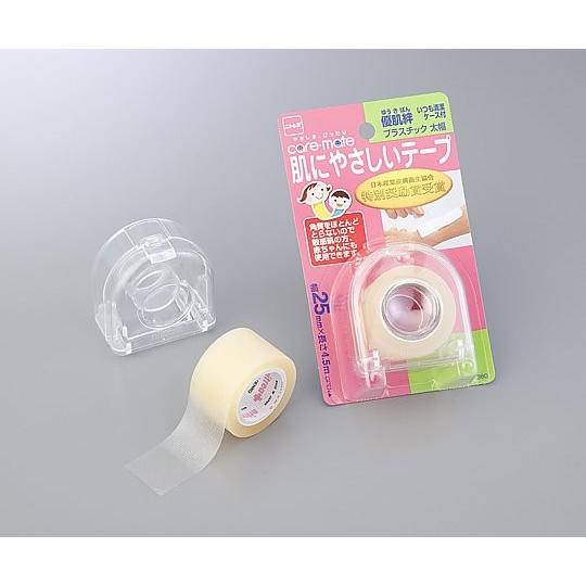 サージカルテープ 優肌絆 プラスチック(クリア)25mm×4.5m 1巻入り
