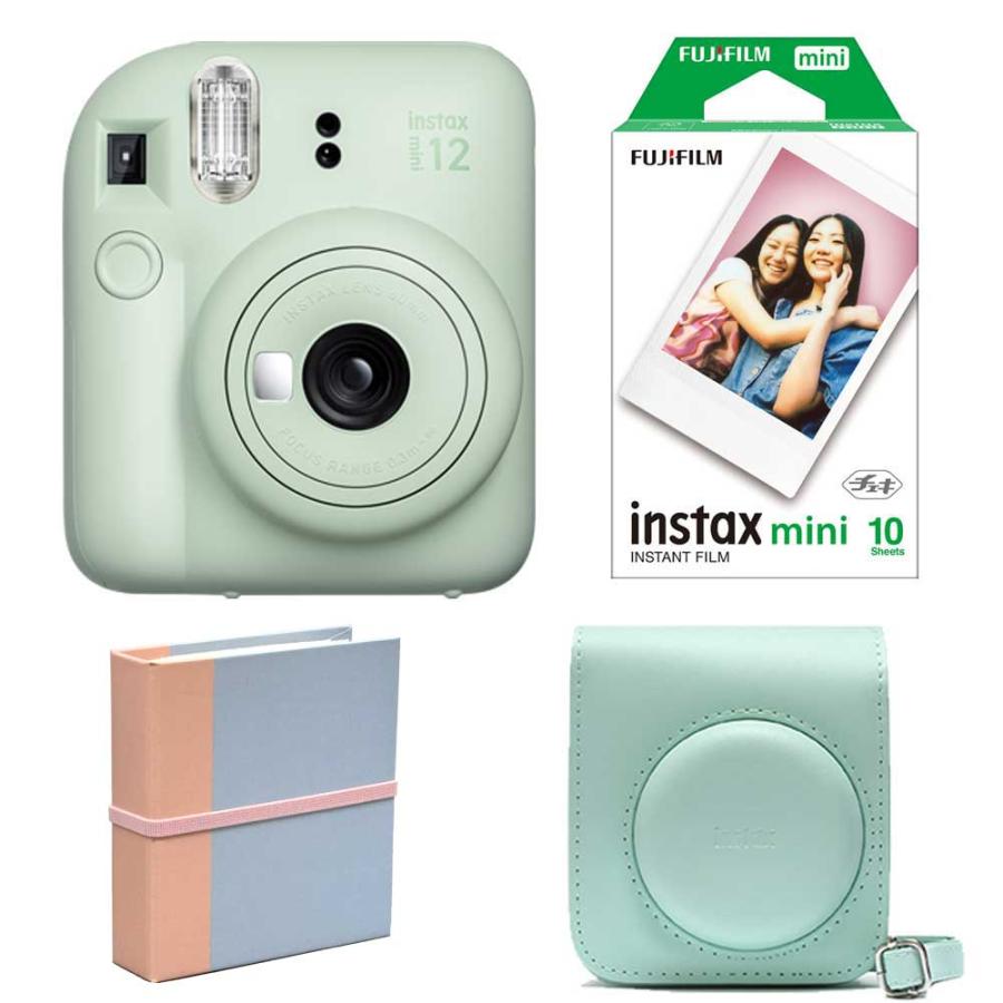 4点セットB)富士フイルム インスタントカメラ チェキ instax mini 12