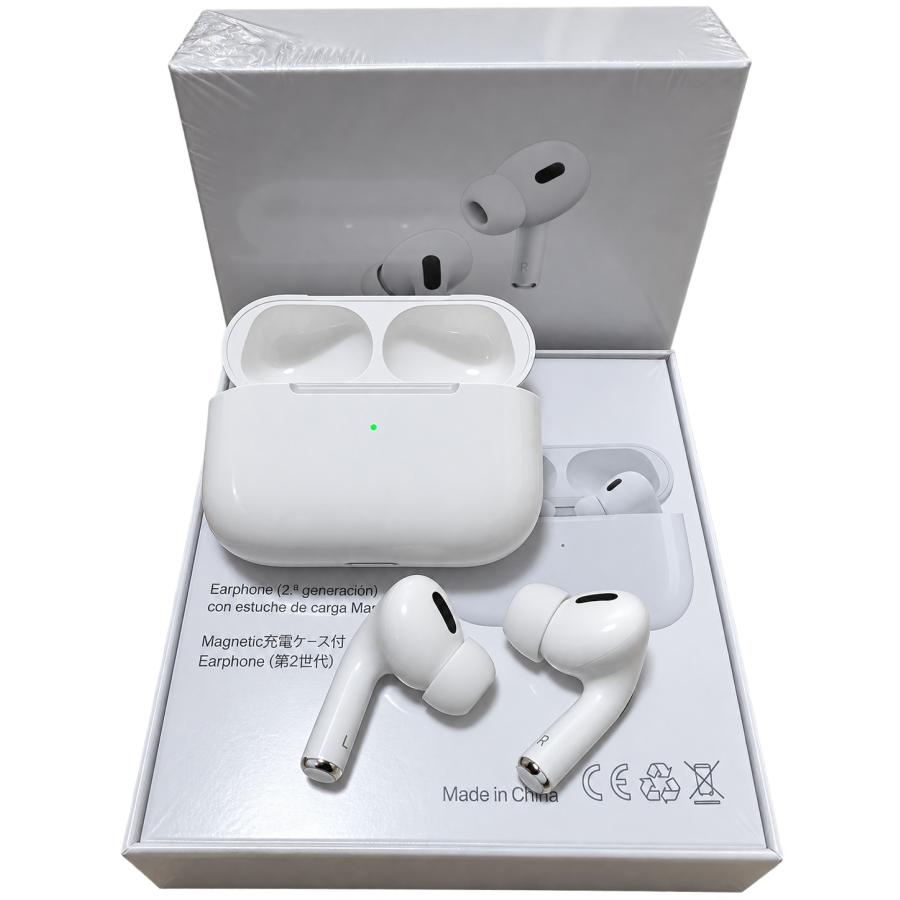 AT2★2026年最新型高音質ノイズキャンセリングワイヤレスイヤホン★AirPods Pro 2互換品アップルiPhone/Android/PC対応Bluetooth |  | 03