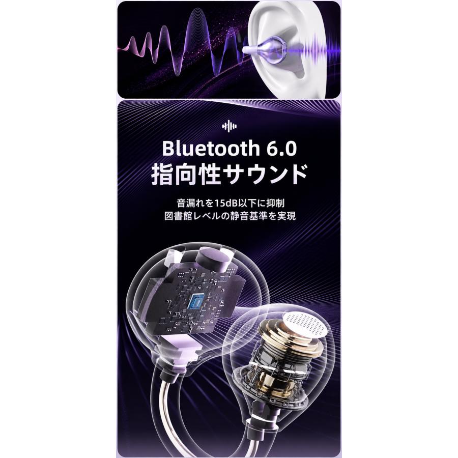 2026年最新型イヤーカフ型YU7★フラッグシップモデルBluetoothイヤホン★AirPods ProアップルiPhone/Android/PC対応Bluetooth |  | 07
