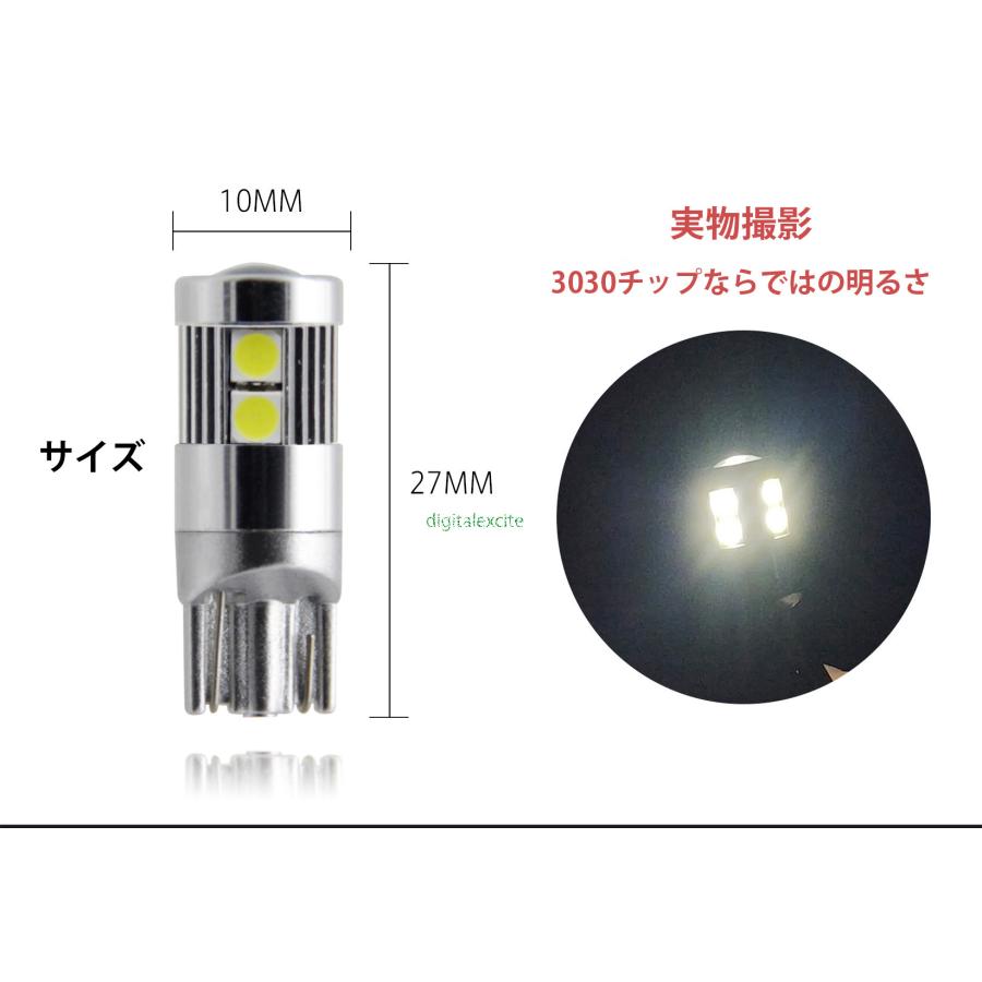 12V/24兼用T10-3030★高輝度LEDバルブ２個セットポジション/バック/ナンバー/ルームランプ★ホワイト/アンバー２色 |  | 03
