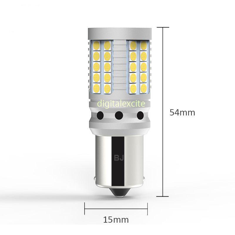 12V/24V兼用LEDウインカー2200lm★高輝度LEDバルブ２個セットバックランプ/ブレーキランプ/デイライト★２色選択 |  | 02