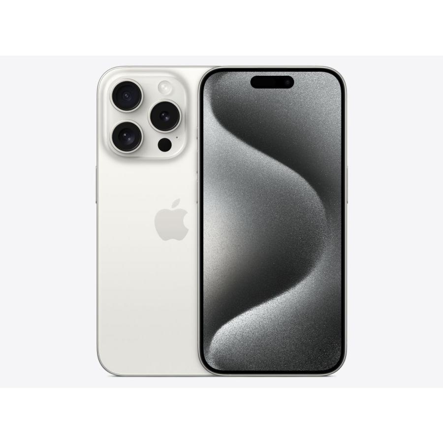 新品未開封 Apple iPhone15pro 128GB ホワイトチタニウム MTU83J/A SIM  