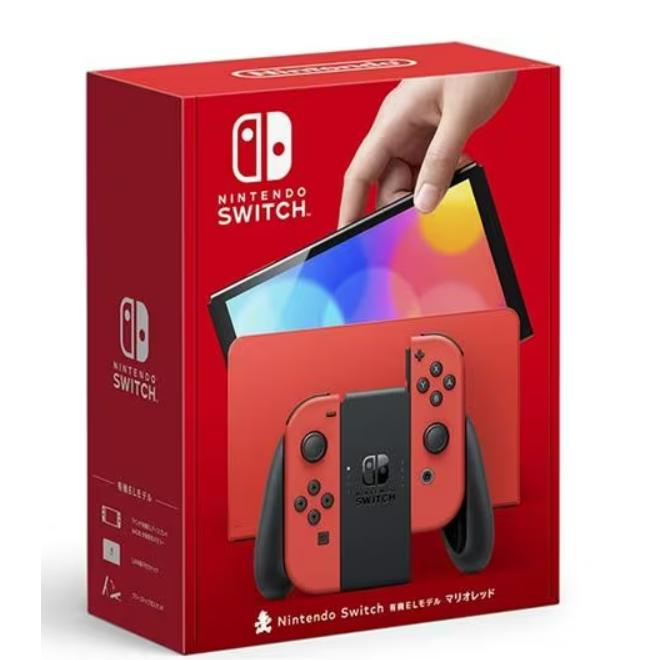Nintendo Switch 新品箱訳あり 任天堂 有機ELモデル マリオレッド 