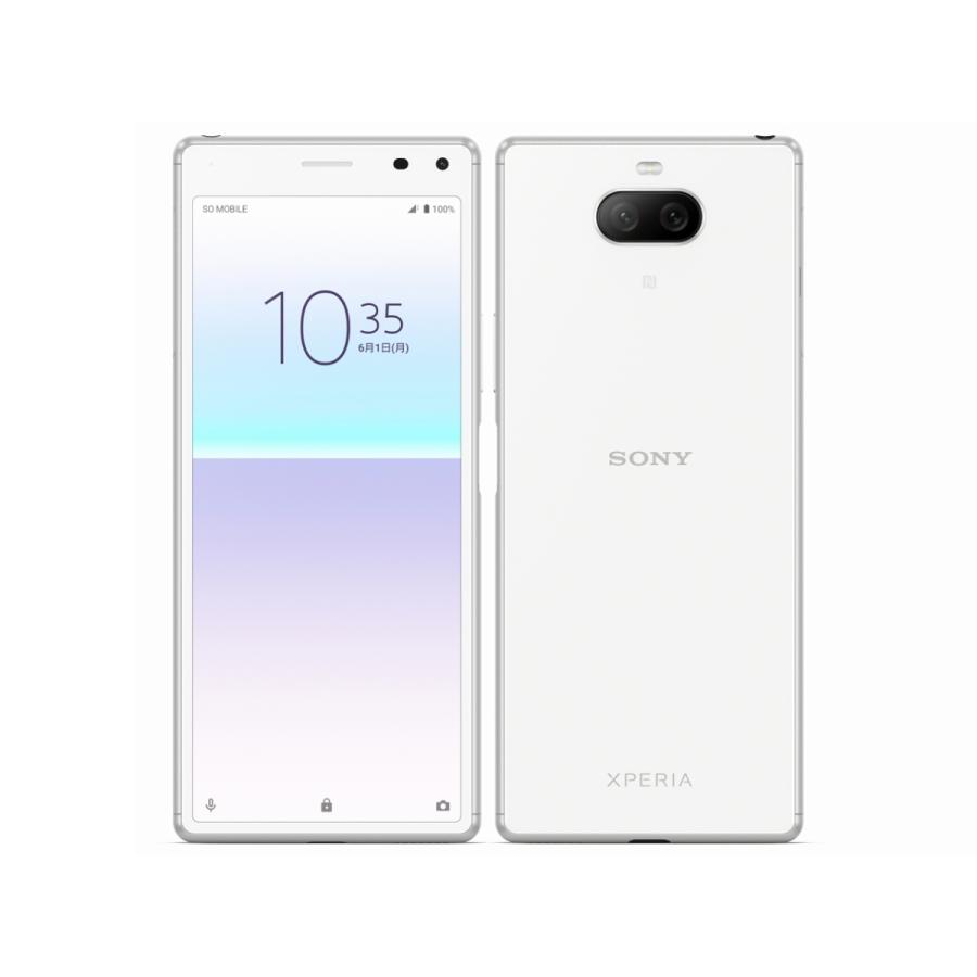 Xperia 新品 au 8 Lite J3273 SOV44 White ホワイト SIMロック解除済  