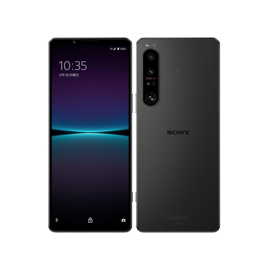 新品 au SONY Xperia 1 IV SOG06ブラック SIMロック解除済 SIMフリー 