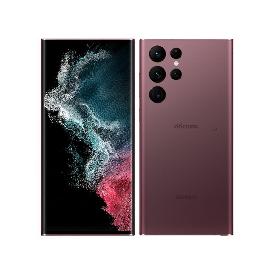 Galaxy 新品 docomo SAMSUNG S22 Ultra SC-52C バーガンディSIMロック 