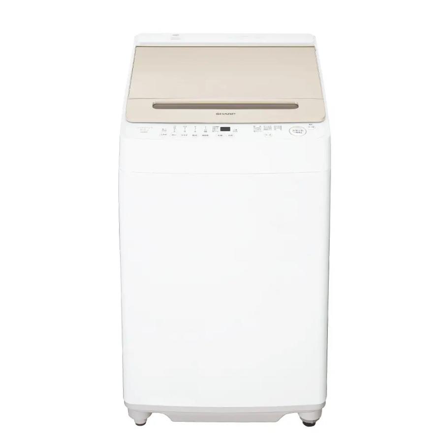 SHARP 【基本配送設置無料】シャープ 縦型洗濯機8kg 穴なし槽 ES