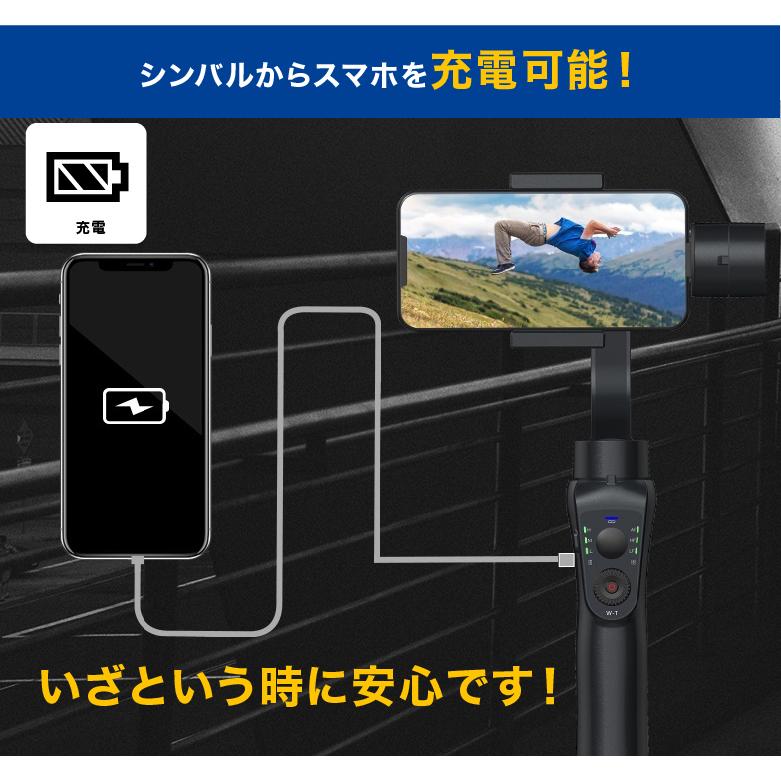 3軸 スマホ用 シンバル スタビライザー ブラック 収納ケース付き Amazon.co.jp: AOCHUANスマホ用3軸ジンバルスタビライザー