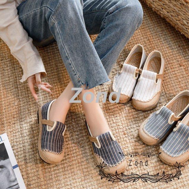 エスパドリーユ スリッポン レディース カラー 大きいサイズ 花柄 ストライプ柄 歩きやすい リネン お求めやすく価格改定