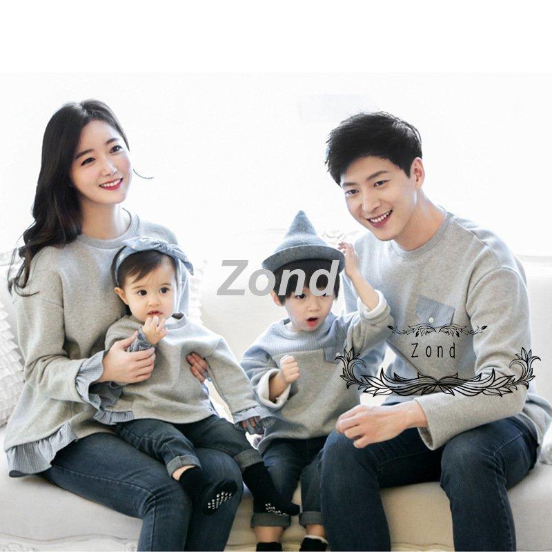 家族服 お揃いコーデ スウェット 厚手 裏起毛 親子ペア ペアルック ご家族 秋冬服 暖か 子供服 可愛い カジュアル ルームウェア 人気 オシャレ 韓国ファション 最新最全の
