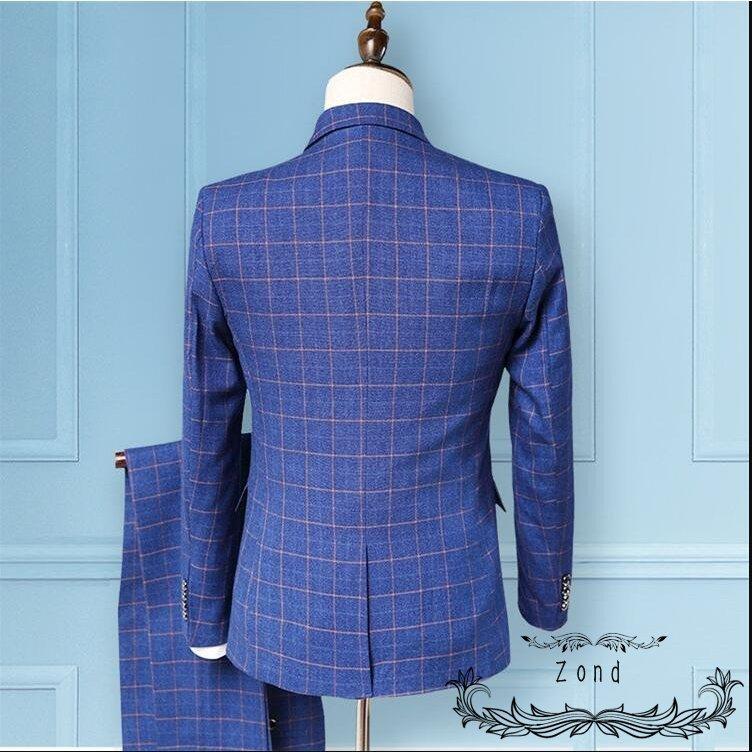 本物 チェック柄スーツ 結婚式 パーティー 二次会 通勤 成人式 ビジネススーツ メンズ メンズスーツ 紳士スーツ フォーマル 披露宴 卒業式 就活 韓国風 3ピーススーツ Www Ampselectric Com