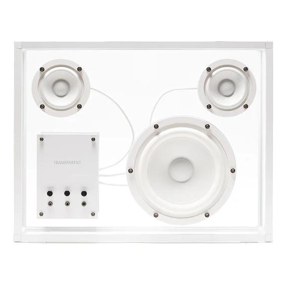 TRANSPARENT SOUND TRANSPARENT SPEAKER（ホワイト）北欧デザイン透明
