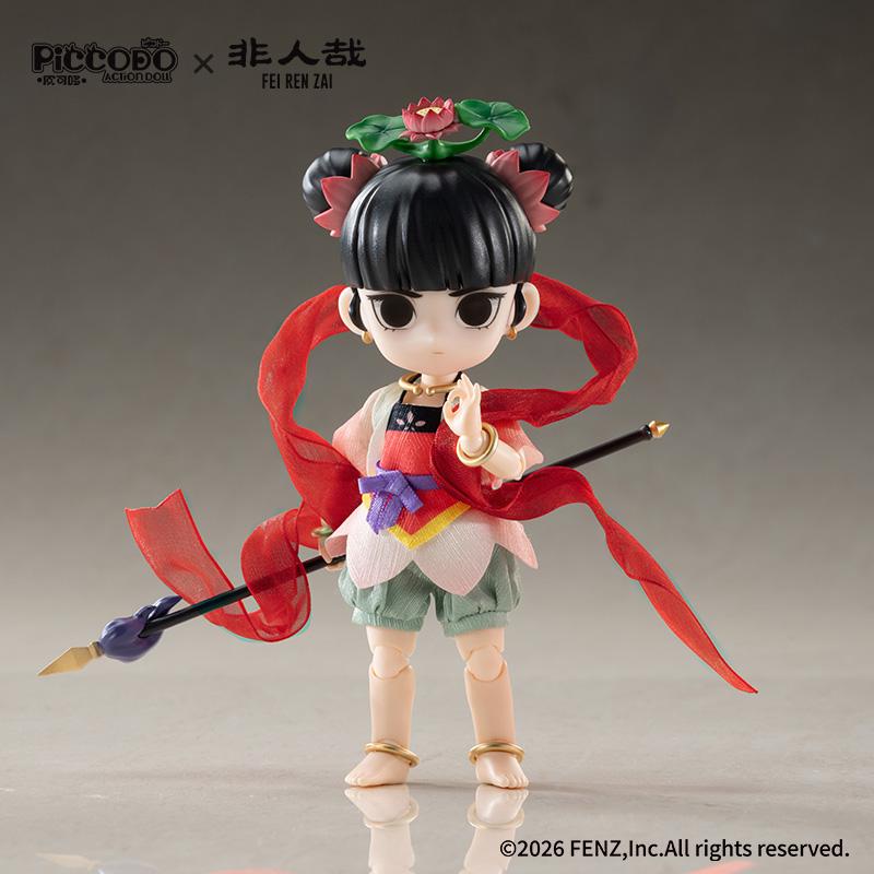 送料無料◆GENESIS PICCODO ACTION DOLL 非人哉(ひとにあらざるかな) なたく 赤綾Ver. 初回特典付き 【9月予約】_1