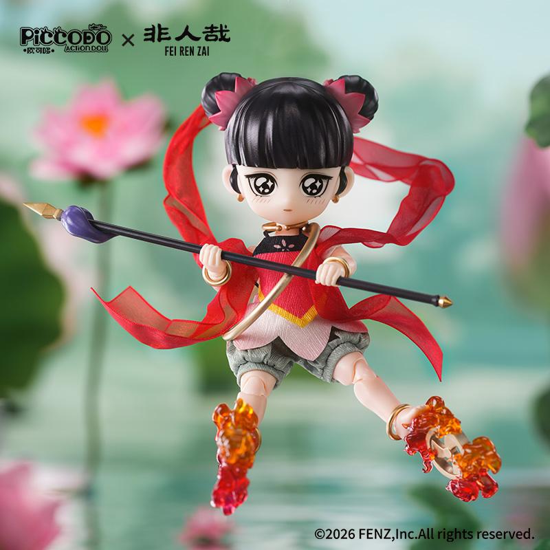 送料無料◆GENESIS PICCODO ACTION DOLL 非人哉(ひとにあらざるかな) なたく 赤綾Ver. 初回特典付き 【9月予約】_3