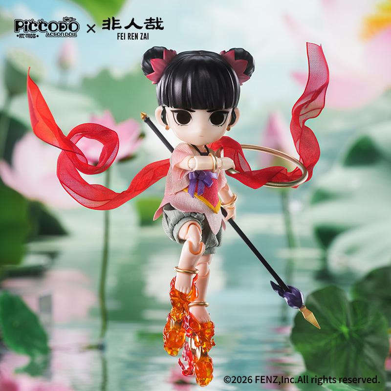 送料無料◆GENESIS PICCODO ACTION DOLL 非人哉(ひとにあらざるかな) なたく 赤綾Ver. 初回特典付き 【9月予約】_5