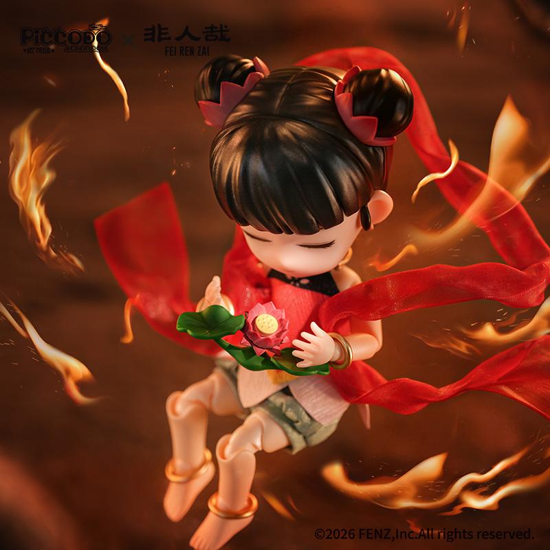 送料無料◆GENESIS PICCODO ACTION DOLL 非人哉(ひとにあらざるかな) なたく 赤綾Ver. 初回特典付き 【9月予約】_8