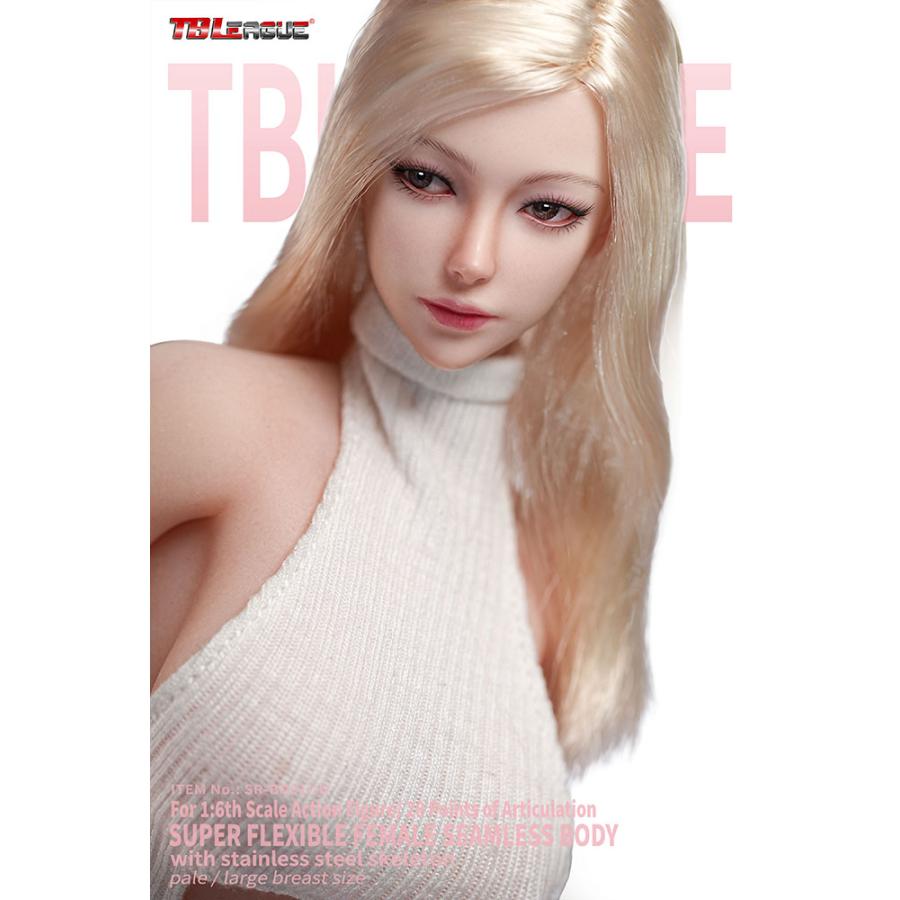 送料無料◇TBリーグ 1/6 スーパーフレキシブル 女性シームレスボディ