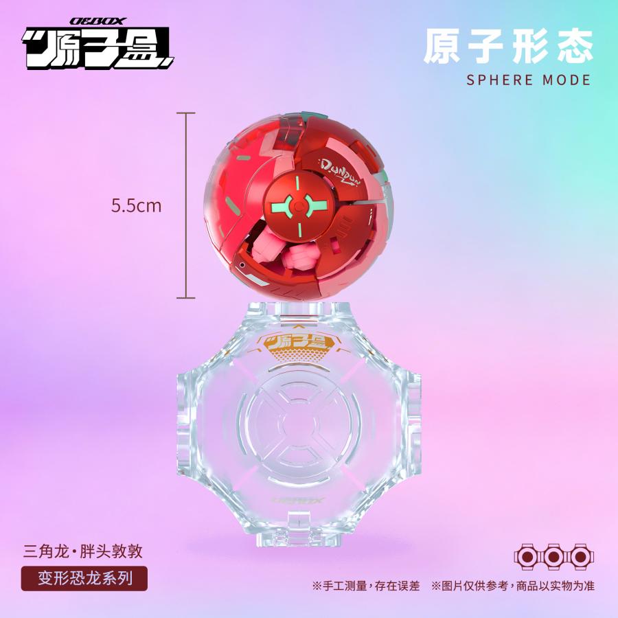 OEBOX(原子盒) YH1022 トリケラトプス ドゥンドゥン 変形可動玩具 【9