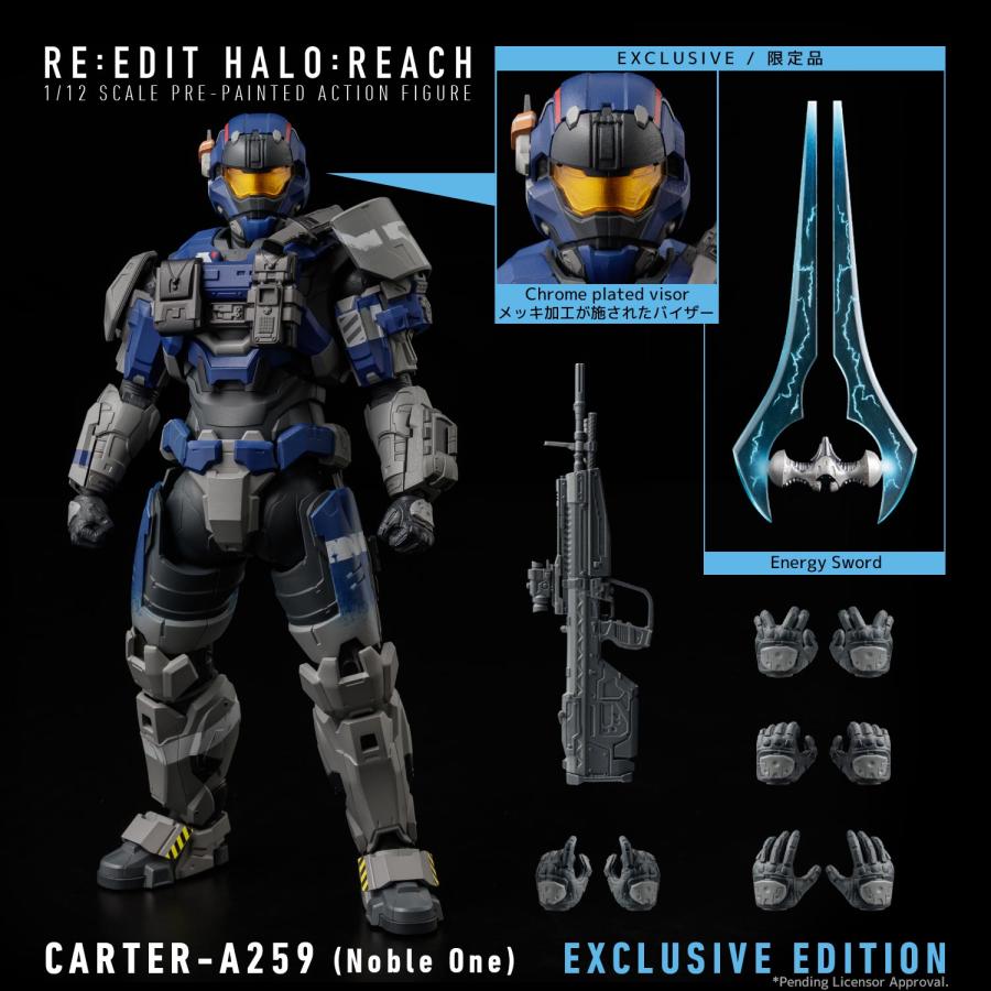 送料無料◆再販 RE：EDIT HALO：REACH 1/12 SCALE CARTER-A259 (Noble One) EXCLUSIVE EDITION 1000Toys フィギュア 【9月予約】_11