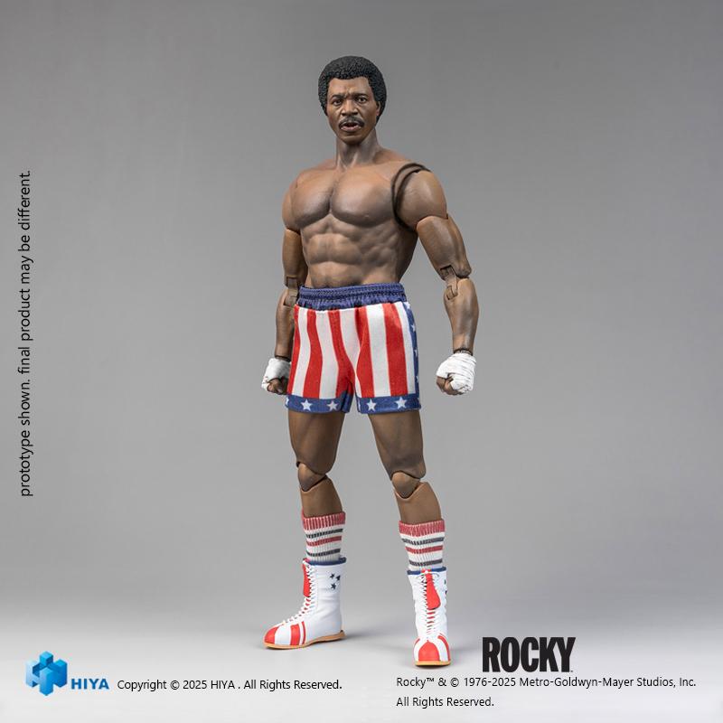 送料無料◇ロッキー 1/12 アクションフィギュア アポロ・クリード