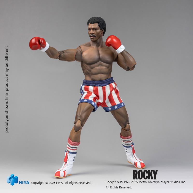 送料無料◇ロッキー 1/12 アクションフィギュア アポロ・クリード