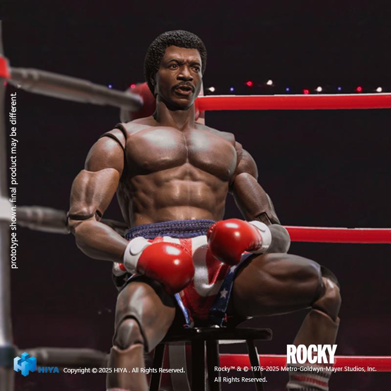 送料無料◇ロッキー 1/12 アクションフィギュア アポロ・クリード