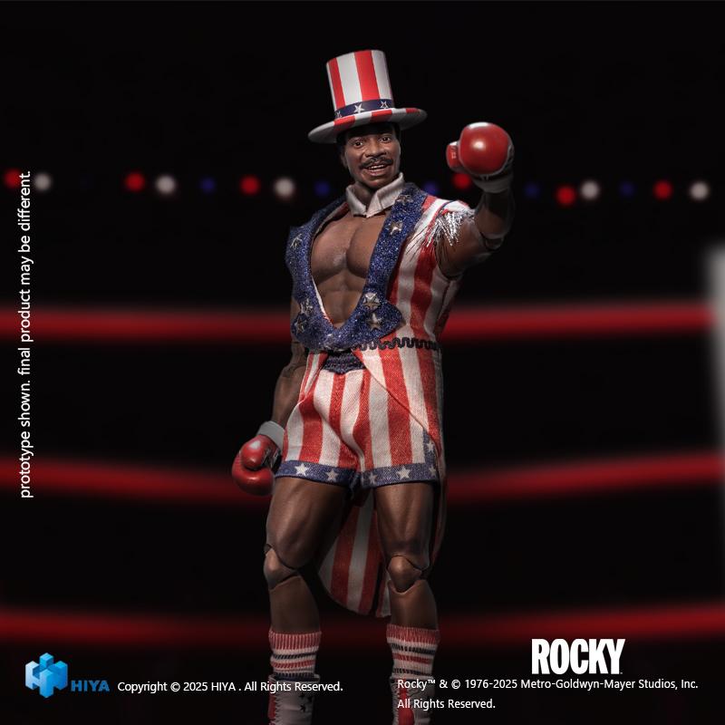 送料無料◇ロッキー 1/12 アクションフィギュア アポロ・クリード