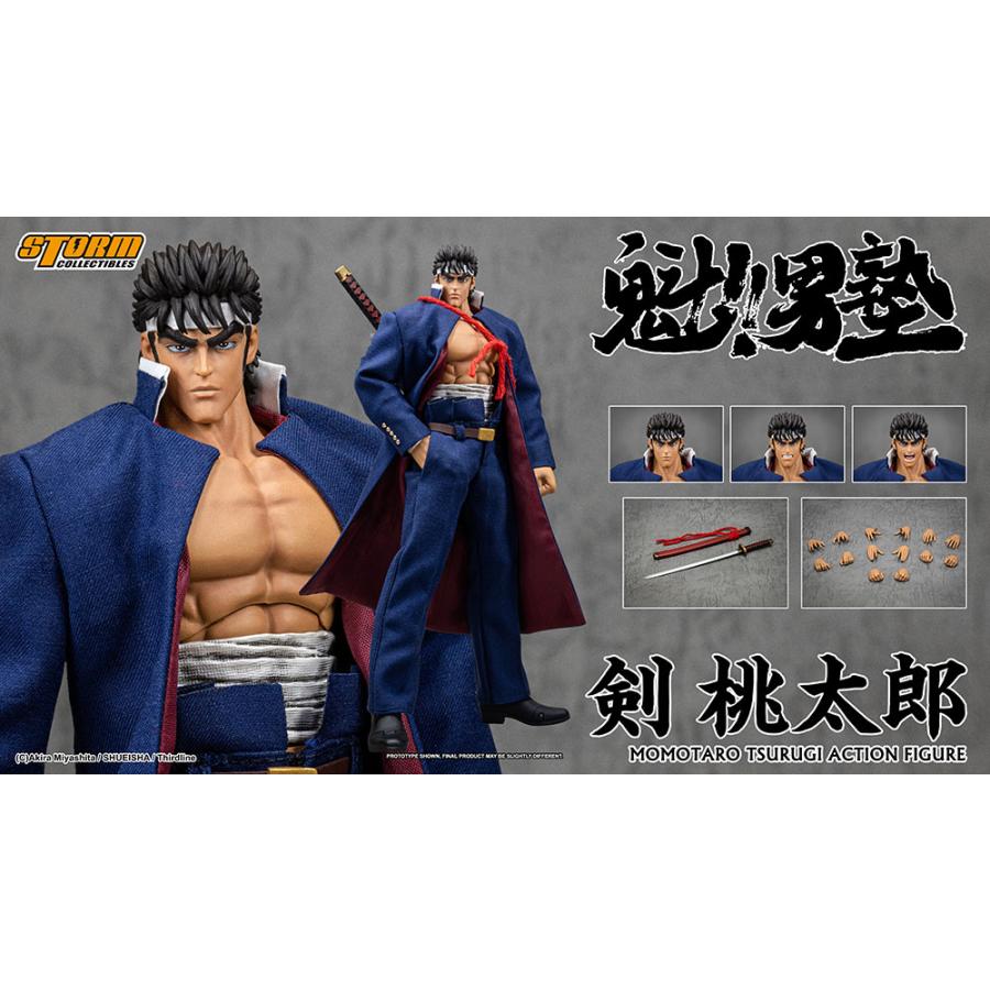 送料無料◇魁！！男塾 アクションフィギュア 剣桃太郎 ストーム