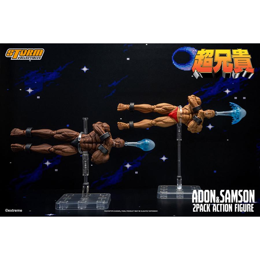送料無料◇超兄貴 アクションフィギュア アドン＆サムソン 2パック
